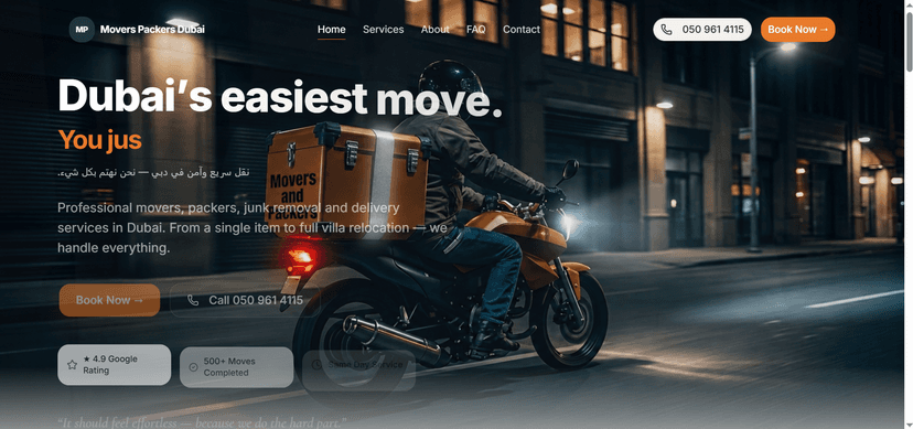 Movers Packers Dubai
